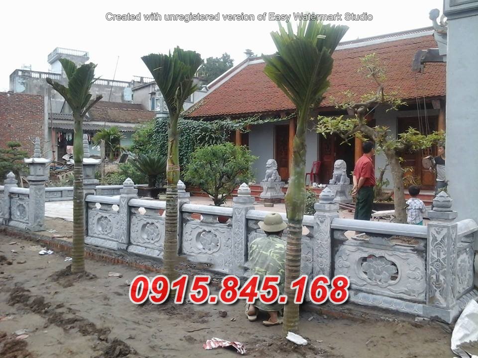 65 Tường rào khu lăng mộ đá đẹp bán tại Thanh Hoá